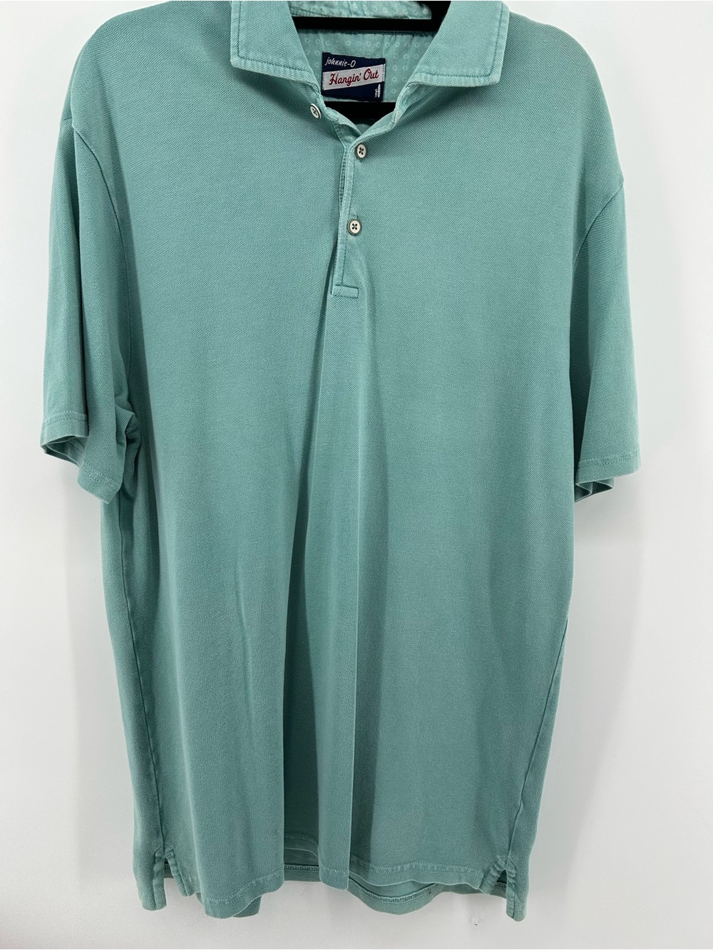 johnnie-O Seafoam Green Short Sleeve Polo